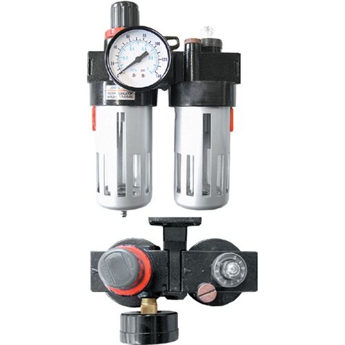 Twin Air Regulator, Air Filter, Gauge & Lubricator - RG5128