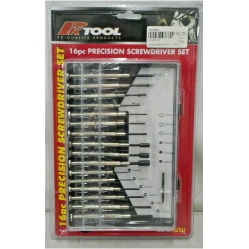 16pc Precision Screwdriver Set