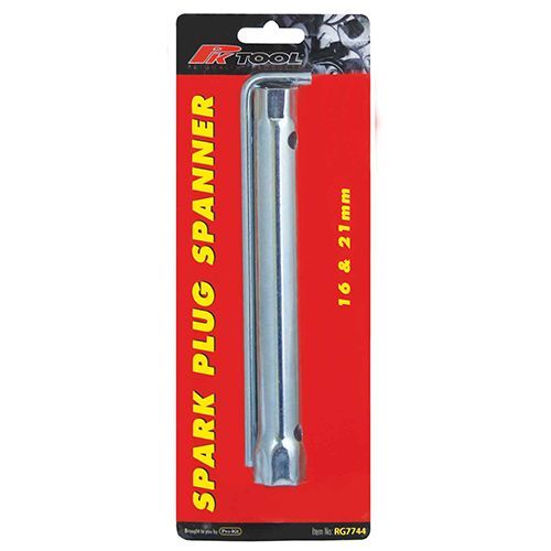 2pc 16 & 21mm Tube Spark Plug Spanner