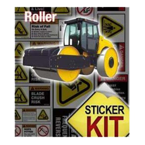 Roller Safety Sticker Sheet