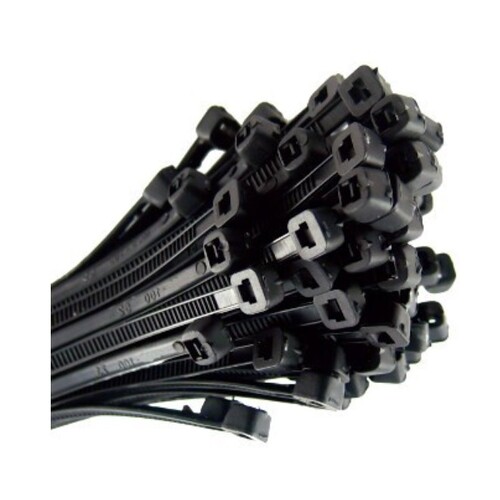 Roadpower Standard Duty Black Nylon Cable Tie 150mm x 3.5mm X 100