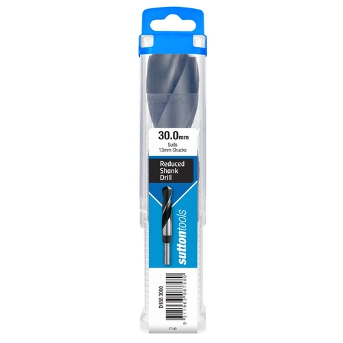 Reduced Shank Drill 30mm Suits 13mm Chucks - RSDB30MM