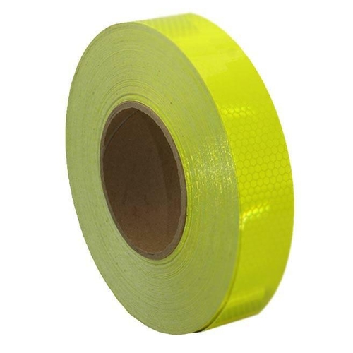 50mm Class 1 Fluro Yellow Reflective Tape 1m - RT1FY50