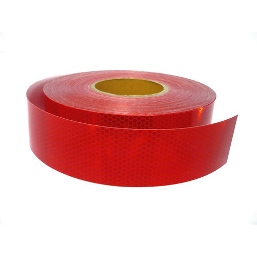 50mm Class 1 Red Reflective Tape 1m