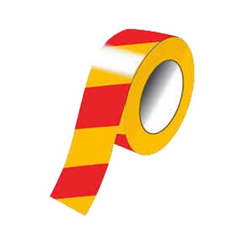 100mm Class 2 Yellow/Red Reflective Tape 1m