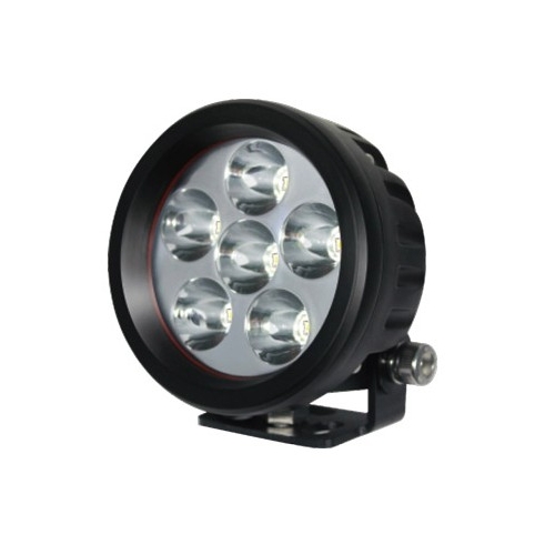 Work Light Round 10-30V 6x3W 18W 1500lm - RWL9518F