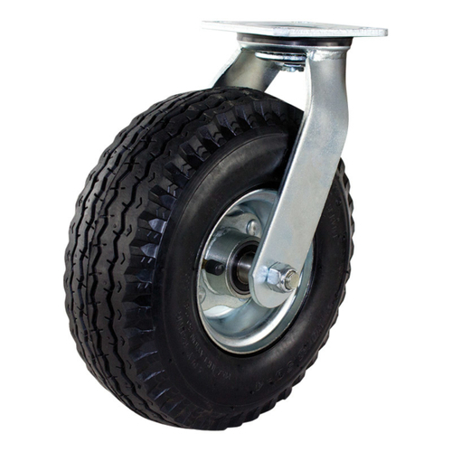 250mm Pneumatic Wheel 180kg Capacity Castor (S1067)