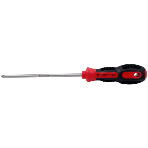 No.S82150 - #2 Phillips x 150mm Tang-Thru S2 Steel Screwdriver