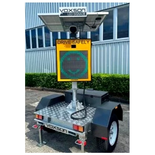 SAS20 Radar Sign 480X480 Screen  Cabinet Housing  Aluminium 680mmH x 590mmW x 23mmD - SAS20