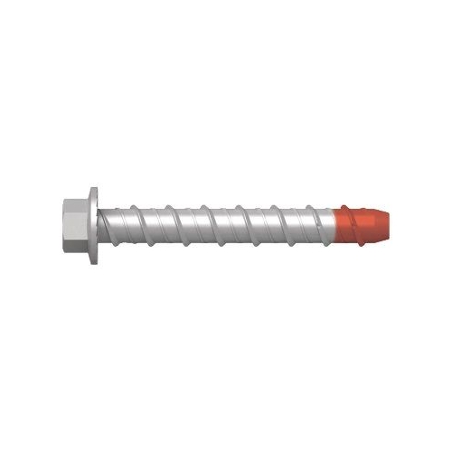 Screw Bolt Red Tip Hex Gal M10X100