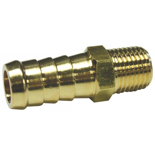 Brass 1/4"M X 1/2" Hose Tail