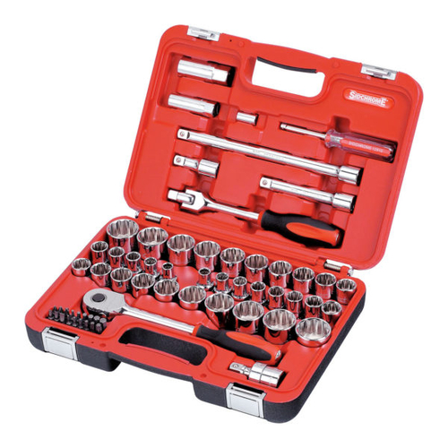 61-Piece Socket Set - Metric - 1/2" Square Drive - SCMT10801 - Sidchrome