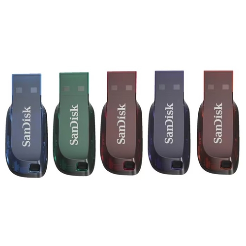 SanDisk Cruzer Blade USB Flash Drive 16GB 5 Pack