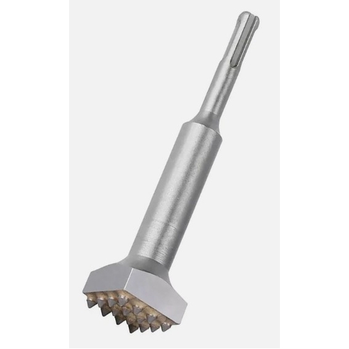Durable SDS PLUS Carbide Tipped 16Teeth Bush Hammer Chisel Bit For Cement Stone - SDSBT