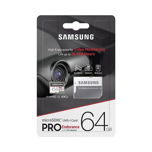 Samsung Pro Endurance SD Card 64 GB MLC