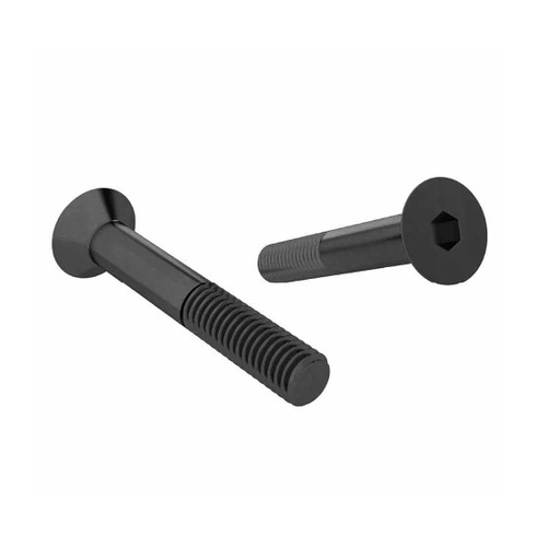 M12 x 80 Countersunk Bolt Black