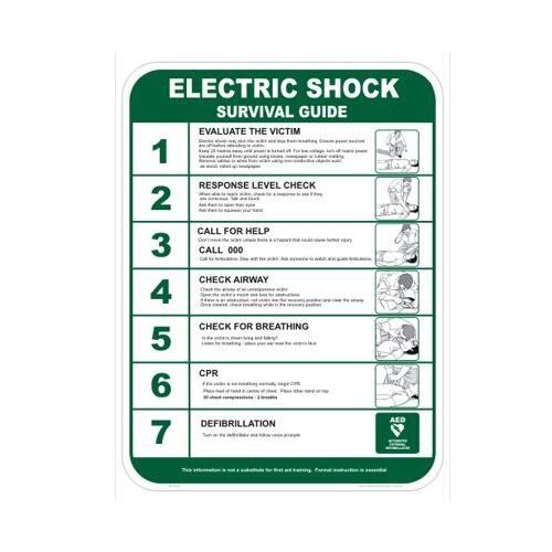Electrical Shock CPR Survival Guide Sticker 450x300 Coreflue