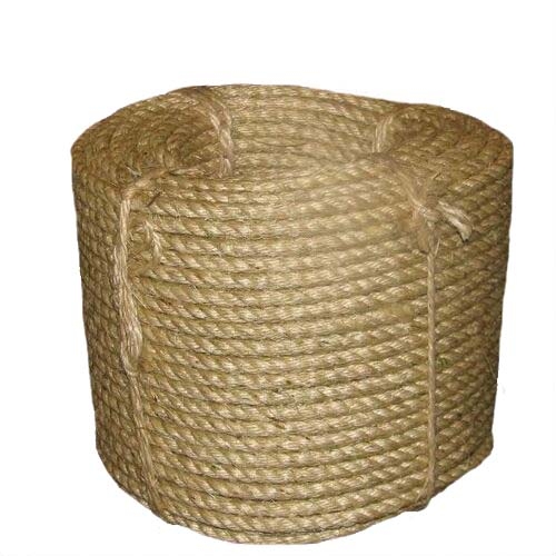 8Mm X 3 Strand Sisal Rope (Brown) 100Mt Roll