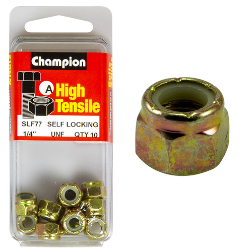 Blister Nylon Nuts UNF 1/4" - SLF77