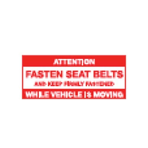 fasten Seatbelt Sticker
