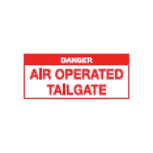 Danger Air Operated Tailgate Sticker 120x50