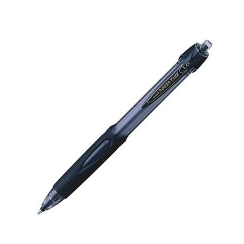 Uni-Ball SN220 Power Tank Retractable Ballpoint Pen Medium 1.0mm Black Box 12 - SN220MBK