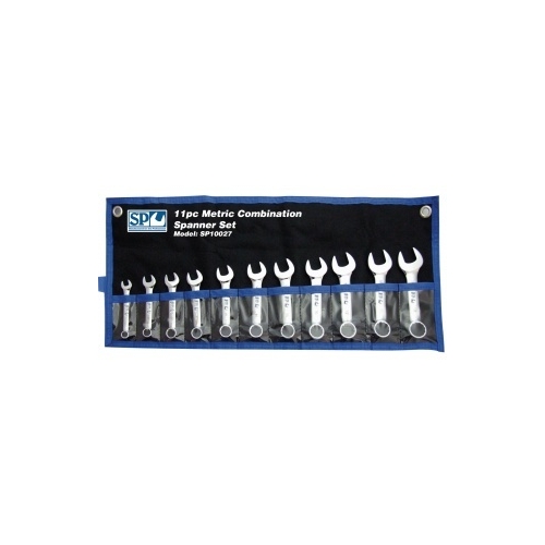 Spanner Set 11Pc Metric Stubby Roe