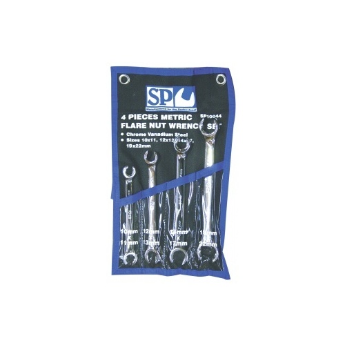 Spanner Set Flare Nut Metric 4 Pc
