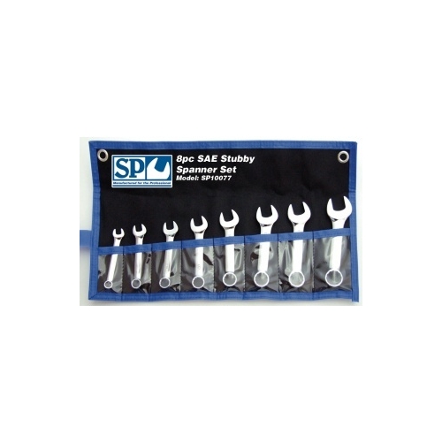Spanner Set Stubby Roe 8Pce Sae