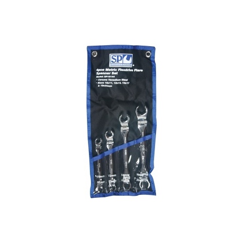 Spanner Set Flare Nut Flexhead Sae 4Pc