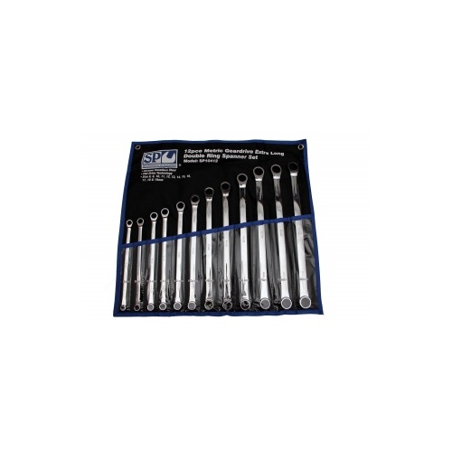 Spanner Metric G/Drive 12Pc  Ex-Long Double Ring