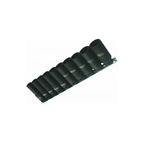 Socket Rail Impact 3/8Dr Deep 6Pt 10Pc Metric - SP20260