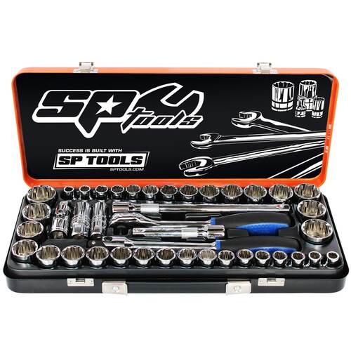 Socket Set 1/2Dr 12Pt 41Pc Metric/Sae