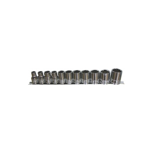 Socket Rail 1/2Dr 6Pt 11Pc Sae