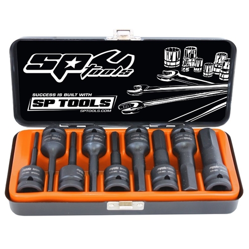 Socket Set Impact 1/2Dr Inhex 9Pc Metric - SP20370