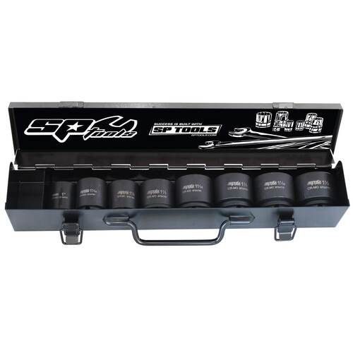 Socket Set Impact 3/4Dr 6Pt 8Pc Sae