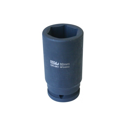 Socket Impact Deep 3/4"Dr 6Pt Metric 22Mm