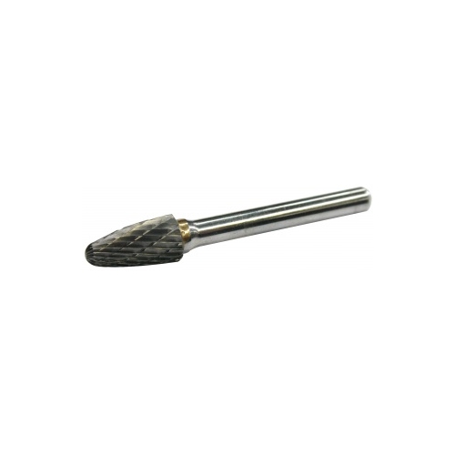 Burr Tree/Cone With Radius 10Mm X 25Mm  (1/4" Shaft)