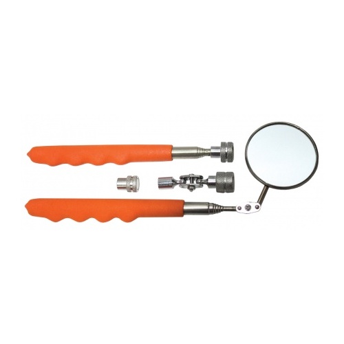 Inspection Mirror And Pick Up Tools Set 4Pc