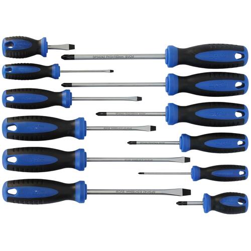 Premium Screwdriver Set 12Pc Phillips/Slotted