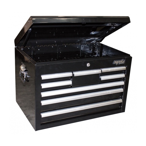 Tool Box Black Custom 8 Drawer Deep