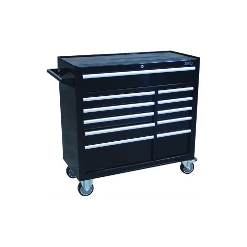 Roller Cabinet Black Custom 11 Drawer