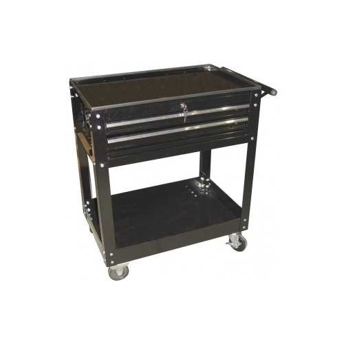 Trolley Black Custom 2 Shelf