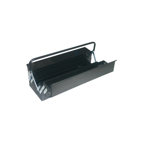 Tool Box Black Custom Cantilever 404Mm 5 Tray 15 Litre