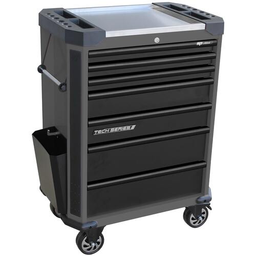 Tech Series Roller Cabinet - 7 Drawer - Diamond Black