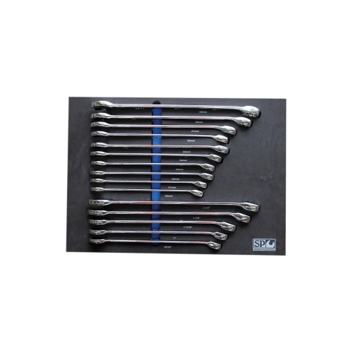 Foam Tray Eva Toolkit 15Pc Metric/Sae Large Roe Spanners