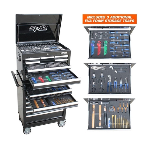 Toolkit 303Pc Metric/SAE Black 15 Drawer