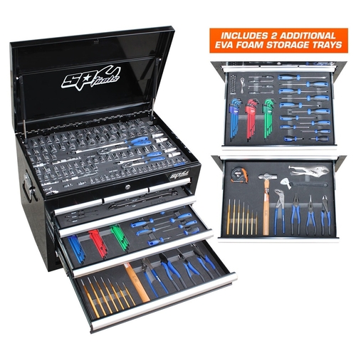 Toolkit 218Pc Metric/SAE Black 7 Draw CUSTOM