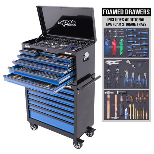 Sumo Custom Series Tool Kit - 417pc - Metric/SAE - Blue - Plus Bonus Eva Trays