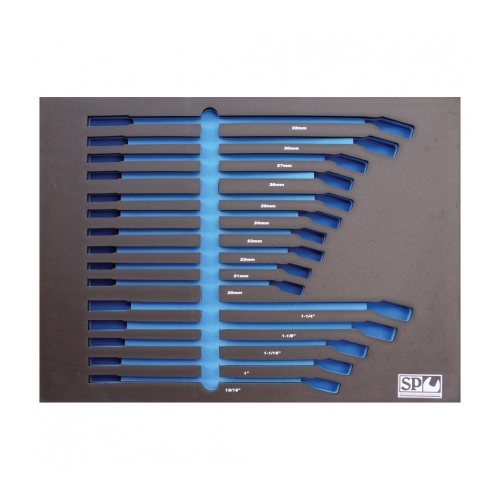 Eva Foam Tool Storage (15Pc Metric/Sae) - Spanners